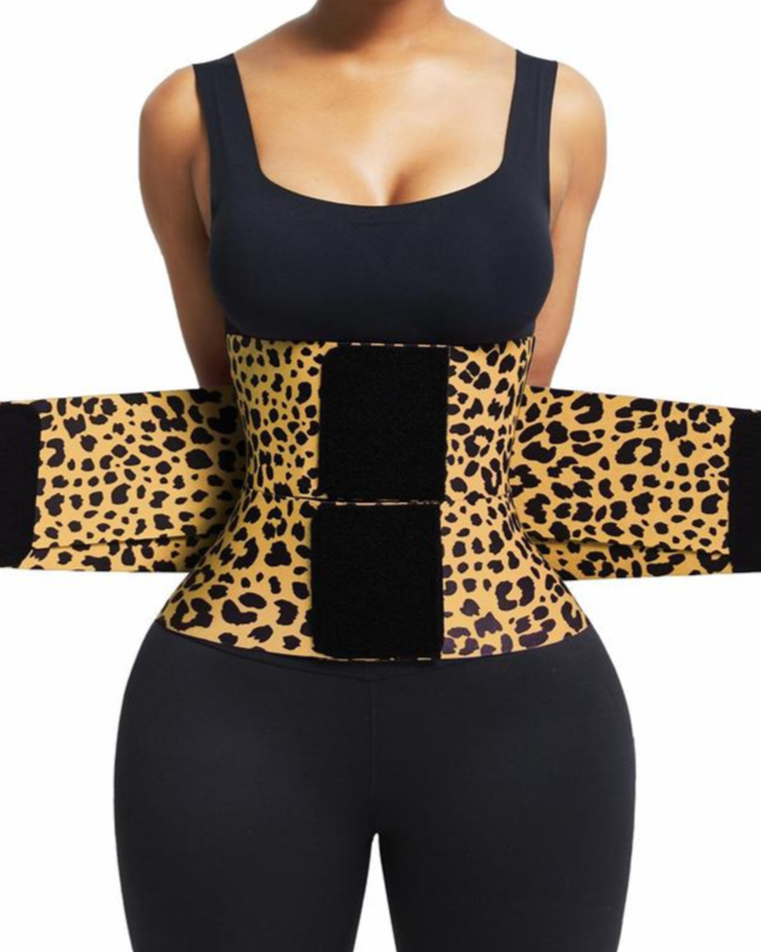 AGOTAN RÁPIDO!- Cinturón moldeador de cintura para mujer- cinturón abdominal, control de abdomen, moldeador corporal con triple envoltura