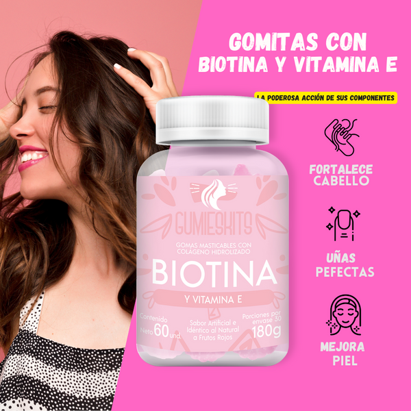 8 ÚLTIMAS UNIDADES PARA TU CABELLO GRANDE Y FUERTE- ENVÍO GRATIS- Cabello Fuerte💪🏻Largo y Saludable... ¡Con Solo Una Goma🍭al Día!💃🏻