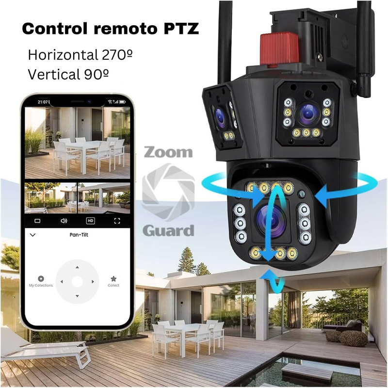 ¡ENVÍO INMEDIATO! - Zoom Guard: Cámara de Seguridad WiFi  + Memoria ilimitada