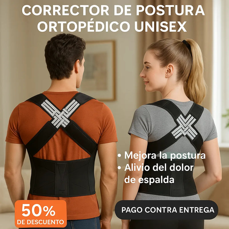 CORRECTOR DE POSTURA ORTOPÉDICO UNISEX
