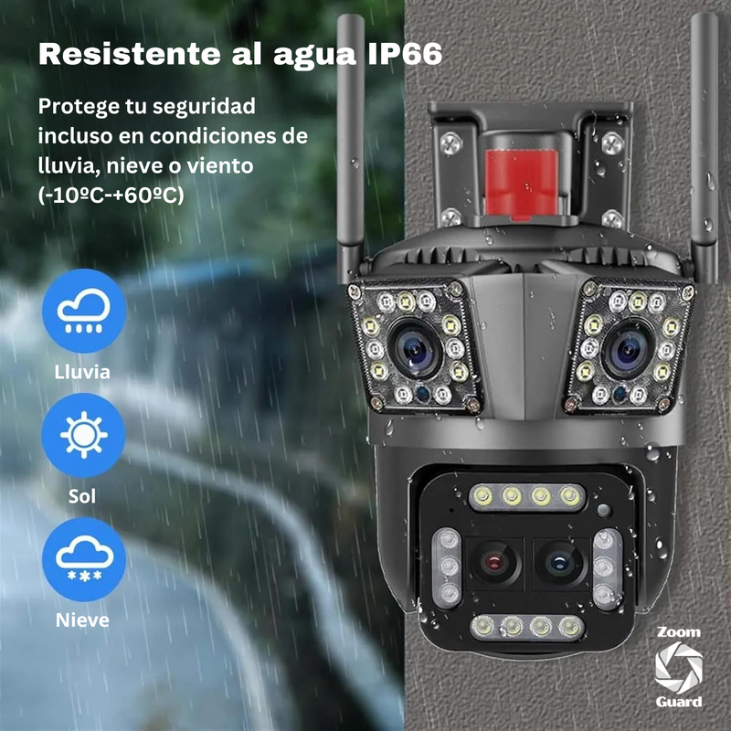 ¡ENVÍO INMEDIATO! - Zoom Guard: Cámara de Seguridad WiFi  + Memoria ilimitada